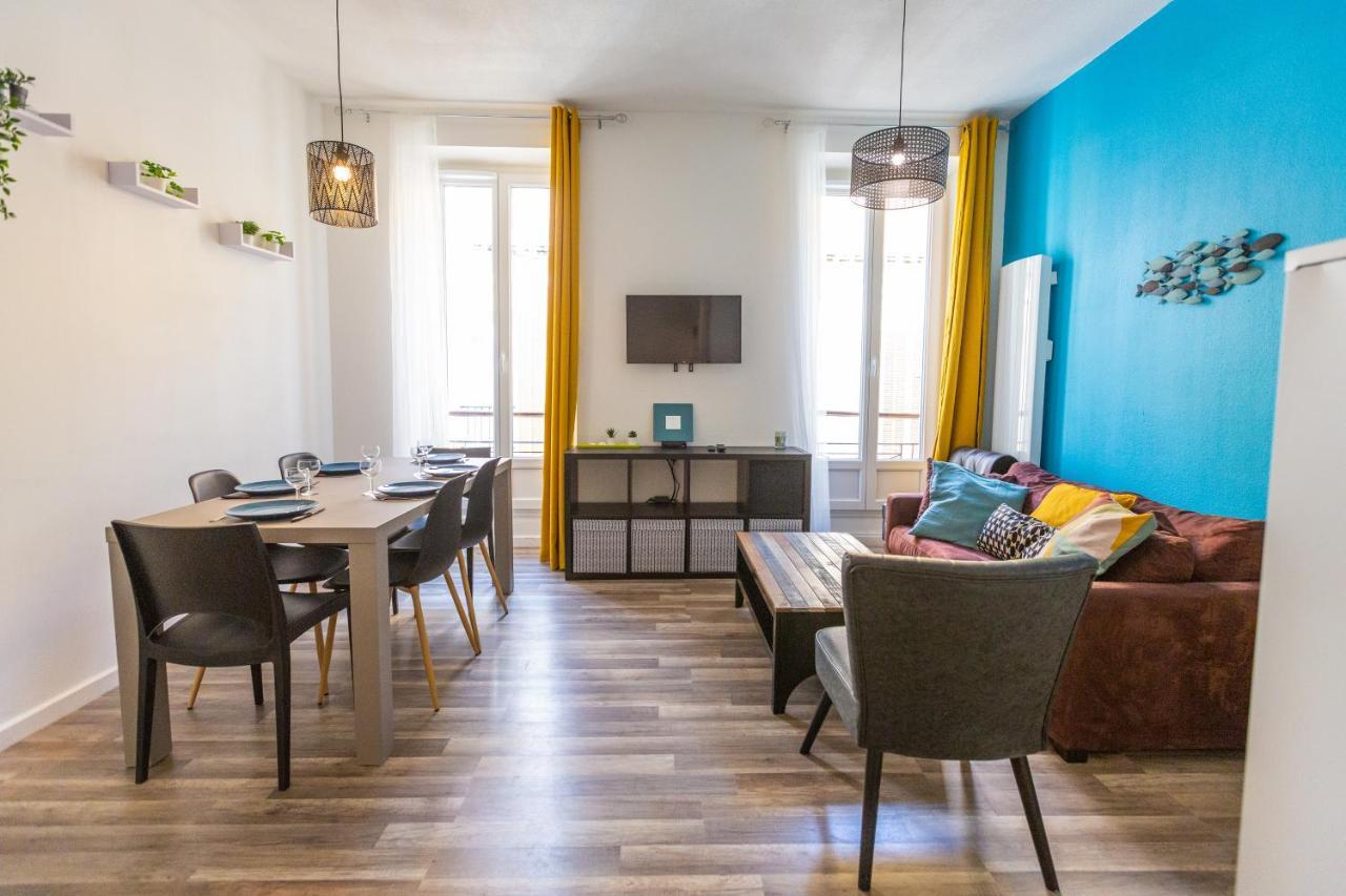 Appartement Bleu Caraibes T4 Proche Gare Et Vieux Port Марсилия Екстериор снимка